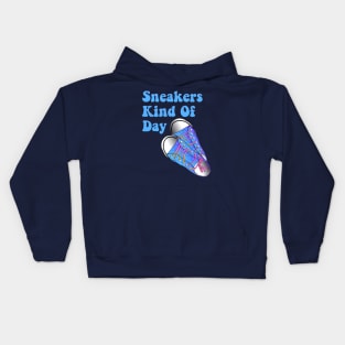 Sneakers Kind Of Day, Sneakers and Pearls, Chucks and Pearls Kids Hoodie